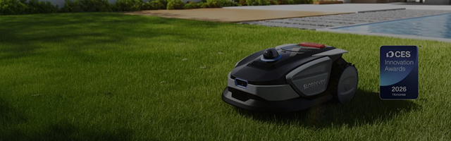 Sunseeker Robotics LiDAR Mower S4 sai CES Innovation Awards® 2026 Honoree -palkinnon