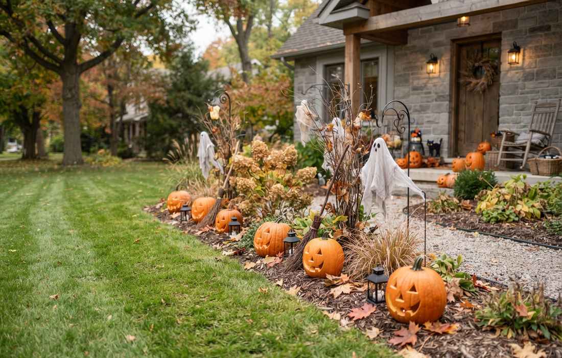 Décorations d'Halloween pour le jardin
