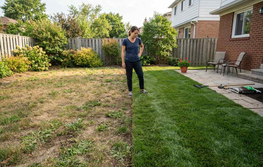 Redoing a lawn