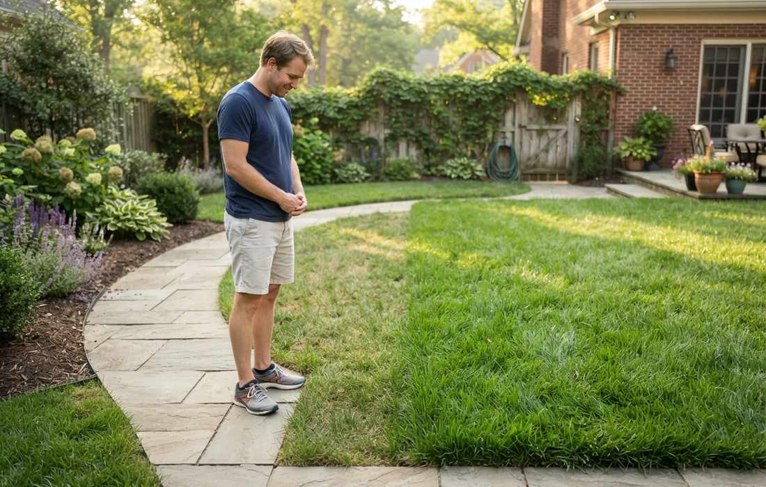Thickening a thin lawn