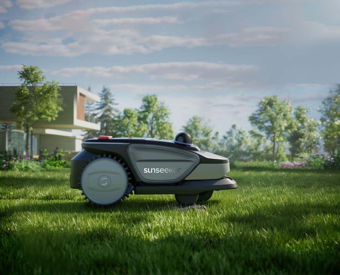 Mowing Lawn in Winter