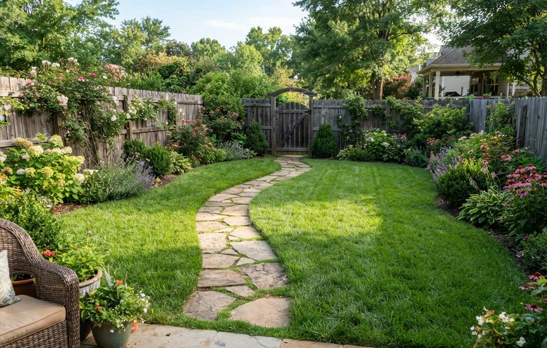 A beautiful lawn