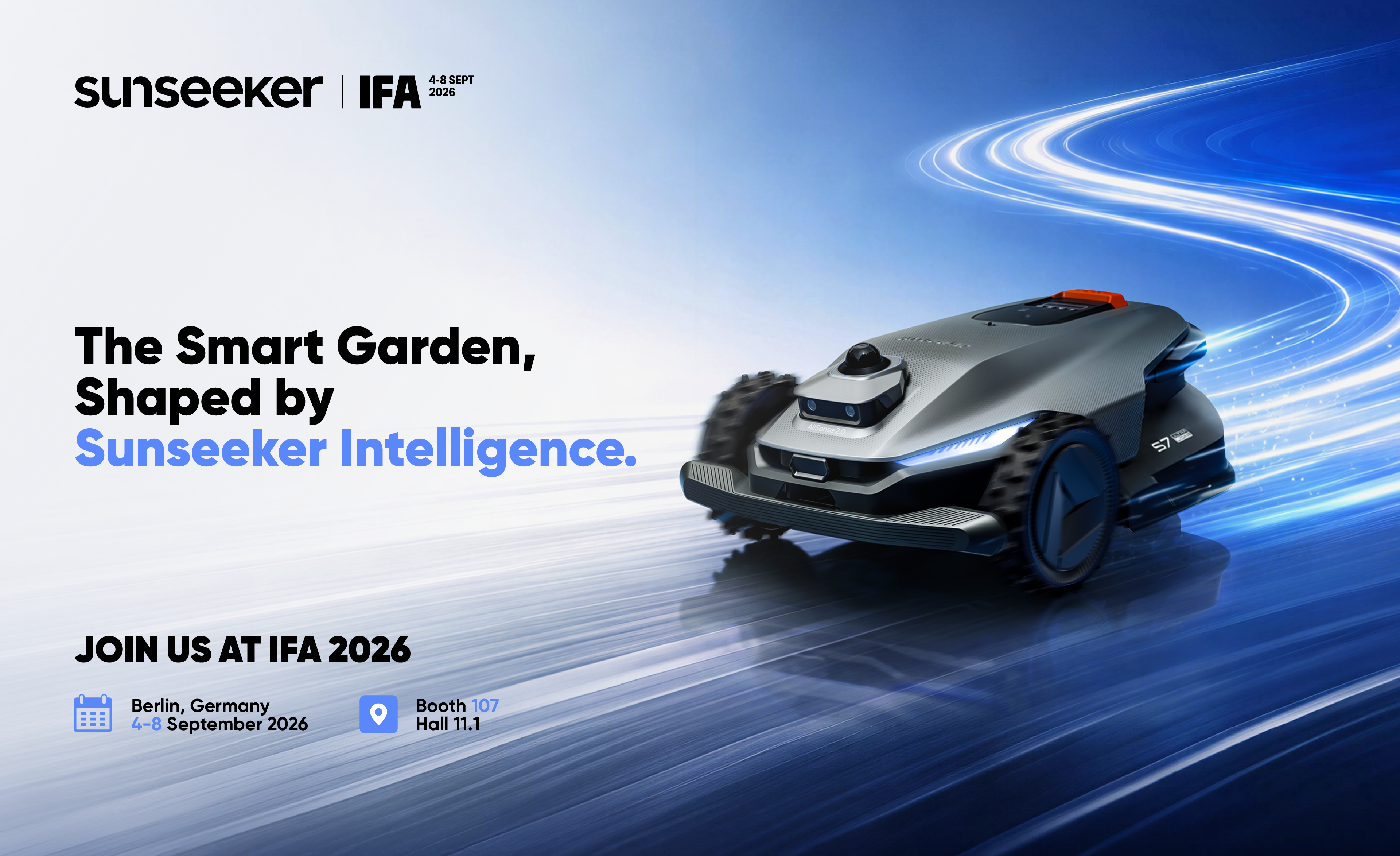 What Comes After the Robotic Lawn Mower? Sunseeker to Preview the Future of Smart Garden Care at IFA 2026