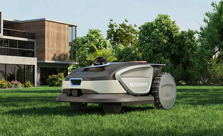 Lawn Mower Is Working
